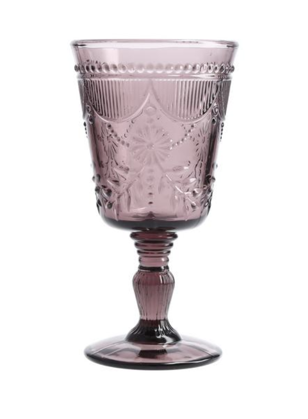 Fleur Amethyst Glass