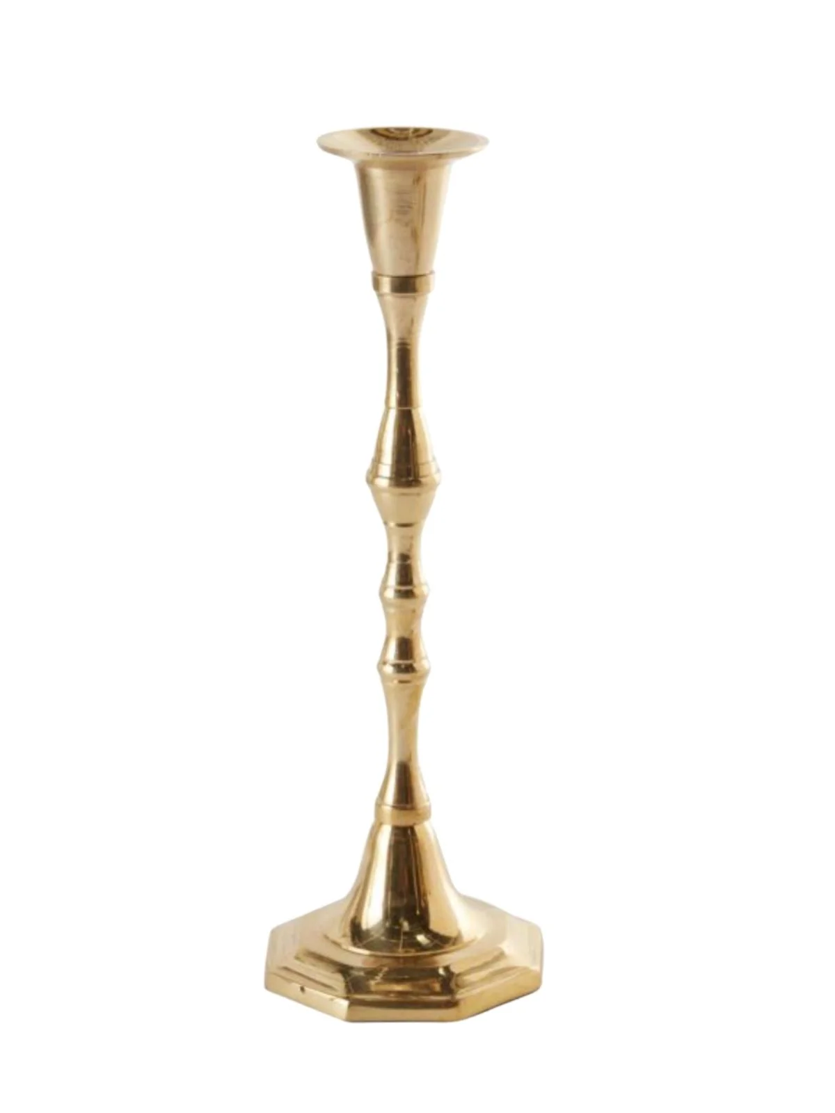 Large Gold Candle Holder