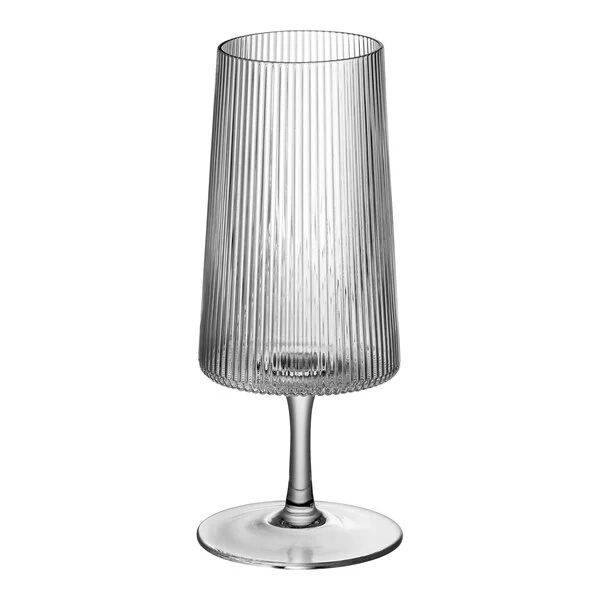 Ribbed Water Glass