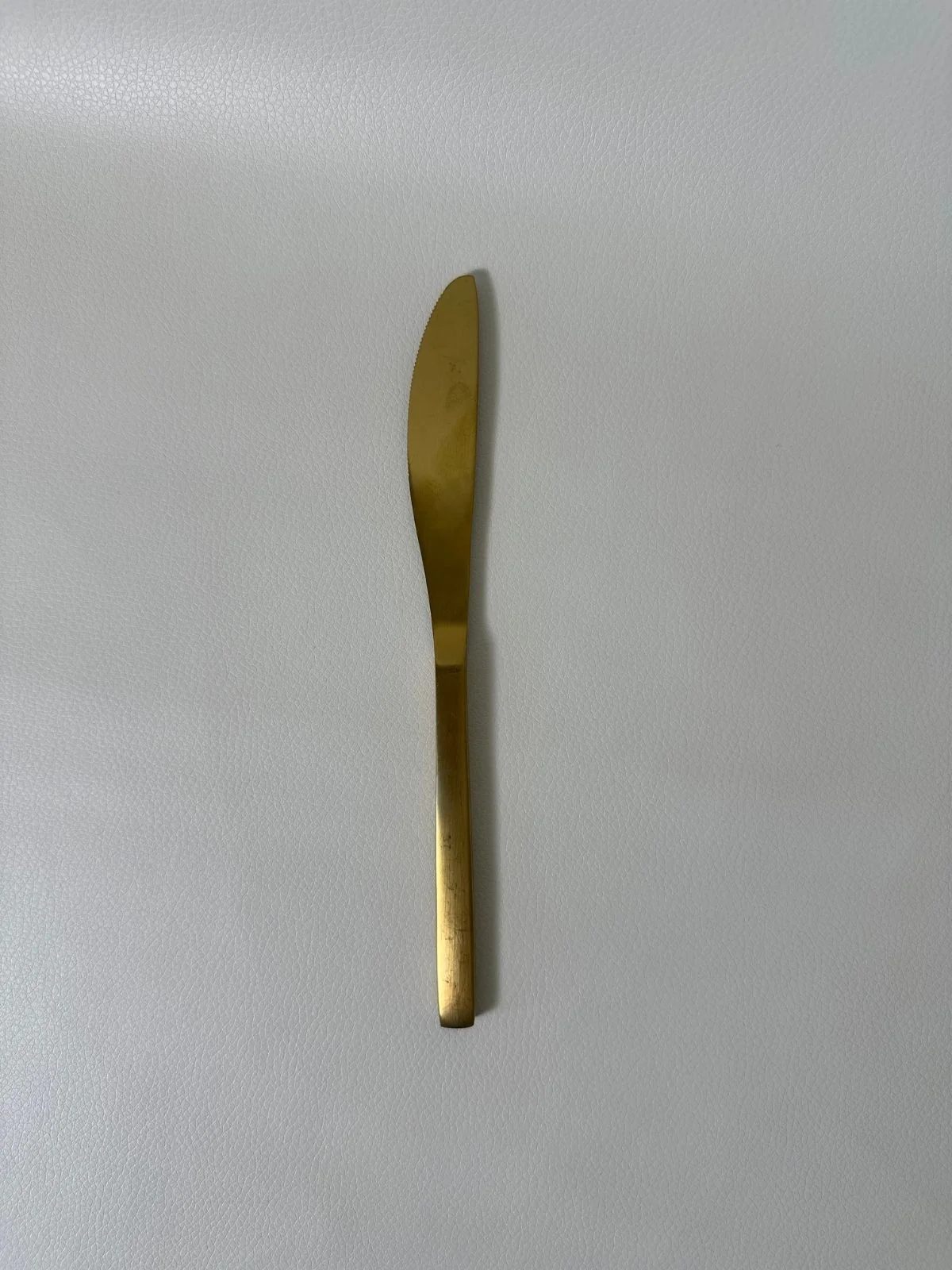Brushed Gold Dinner Knife - Image 3