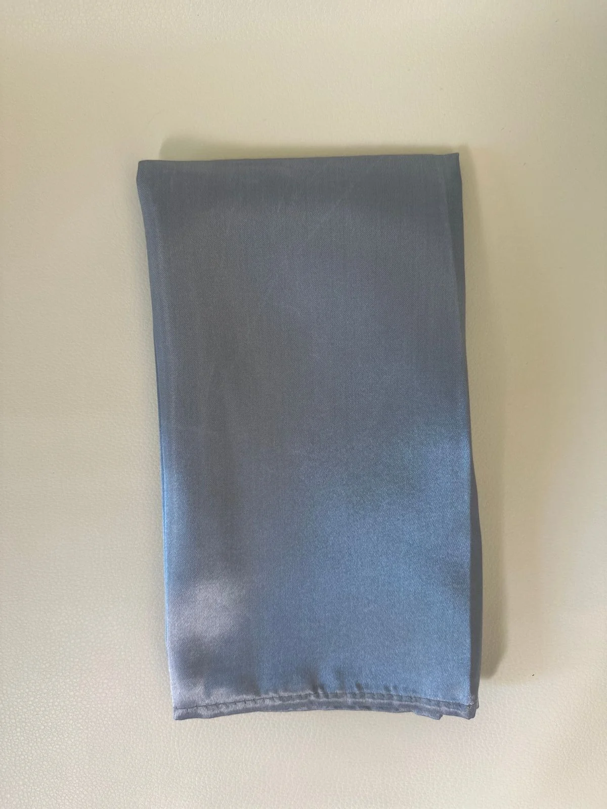Sky Blue Satin Napkin - Image 1