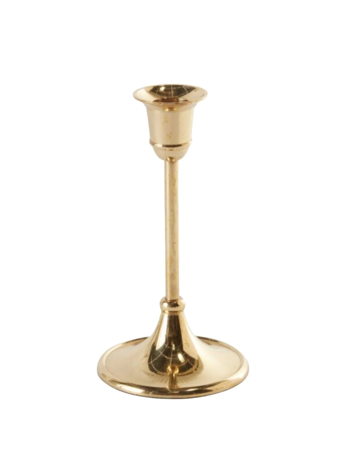 Small Gold Candle Holder