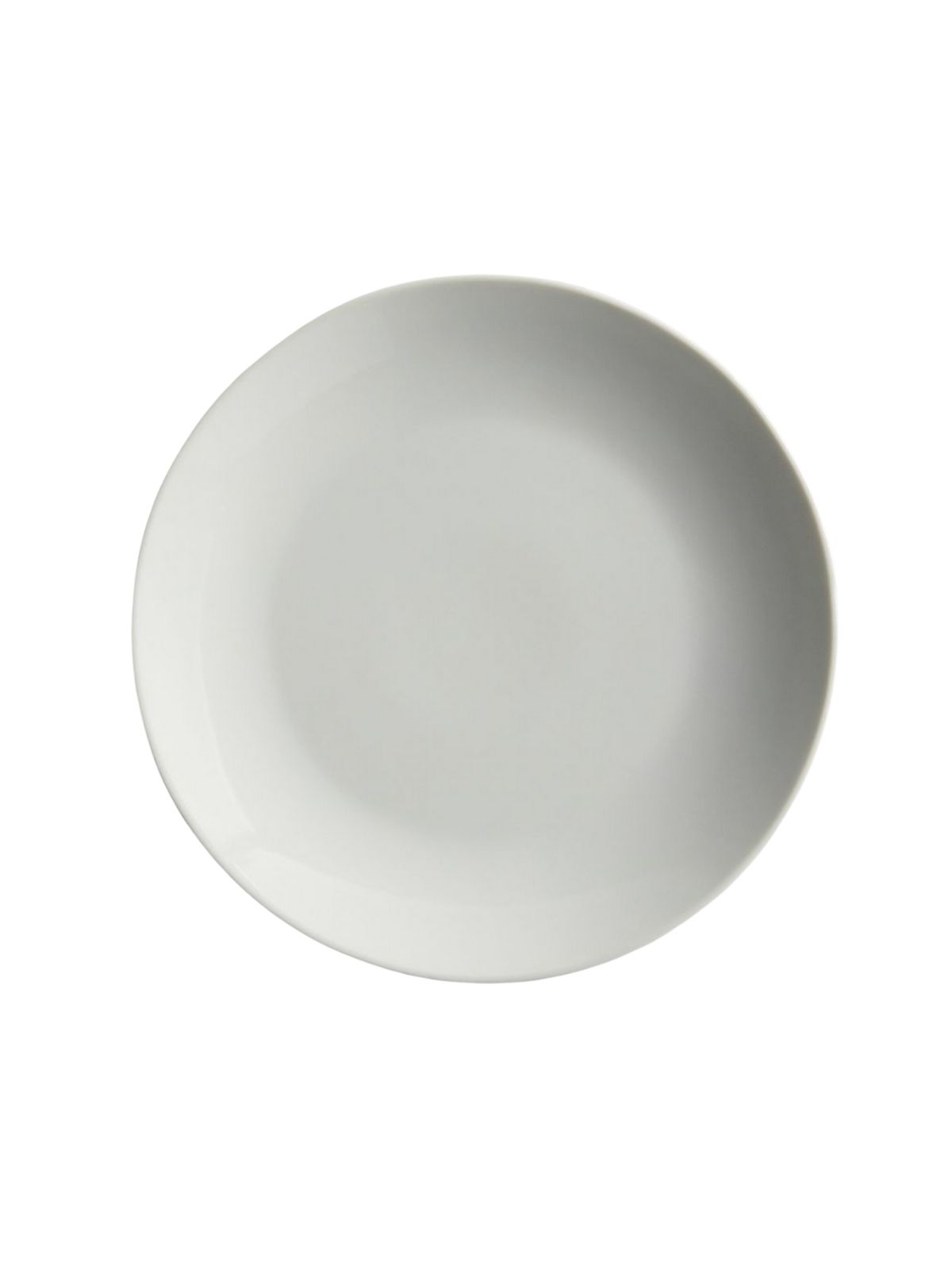 White Coupe Salad Plate