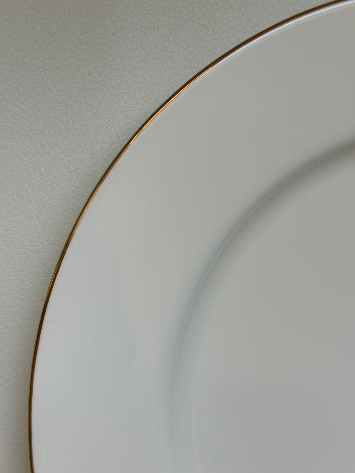 Gold Rimmed Dinner Plate - Image 2